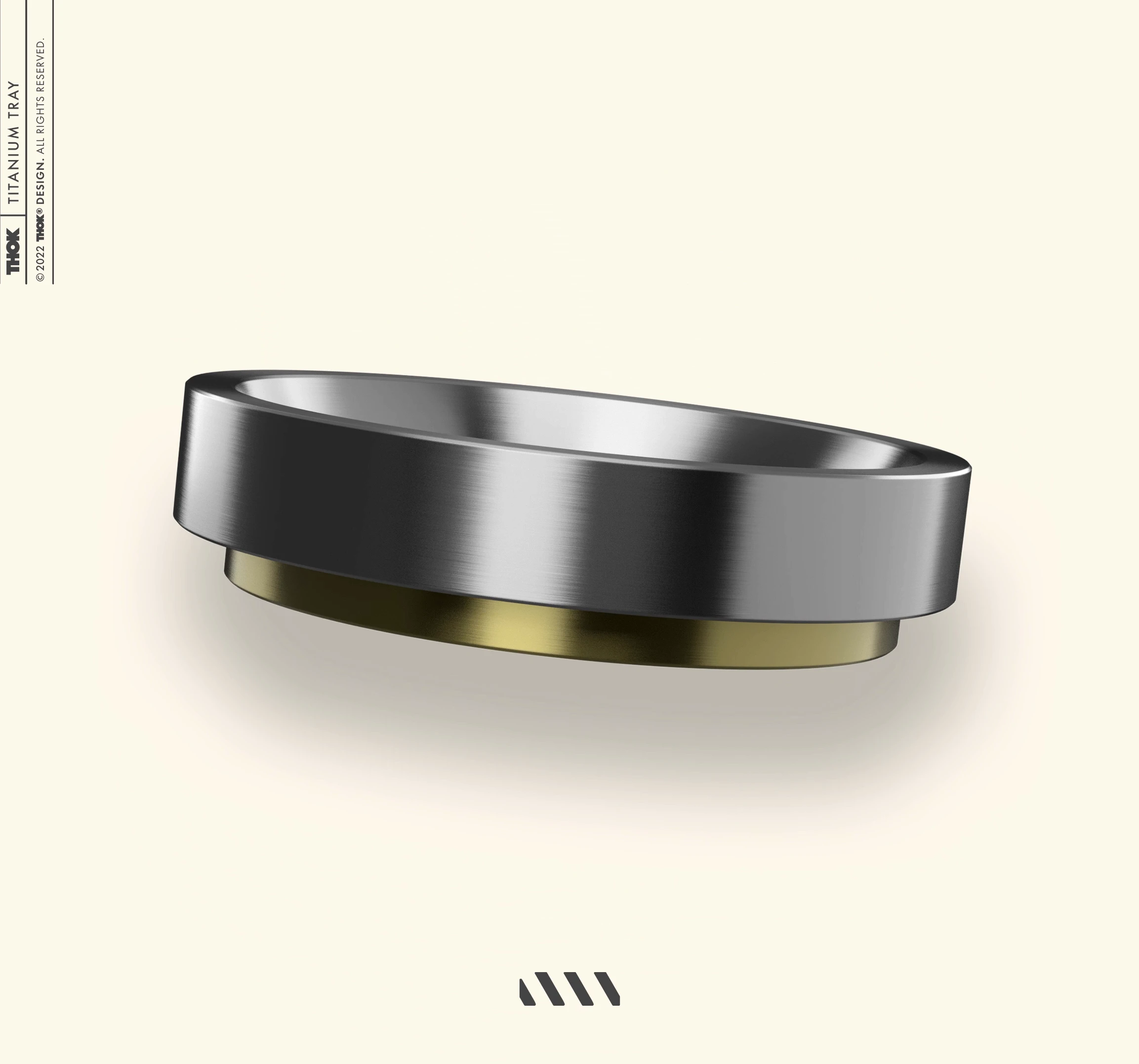 THOK Trinket Tray – Titanium Titanium Tray | CandyKeys