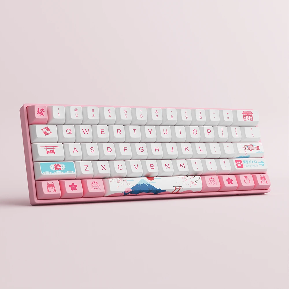 AKKO☆ Akko Red Fuji Keycaps Review - YouTube