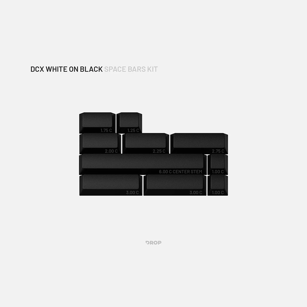 DCX White on Black | CandyKeys