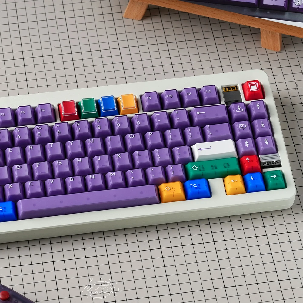 PBTfans atomic purple キーキャップセット atomic キーキャップセット PBTfans purple