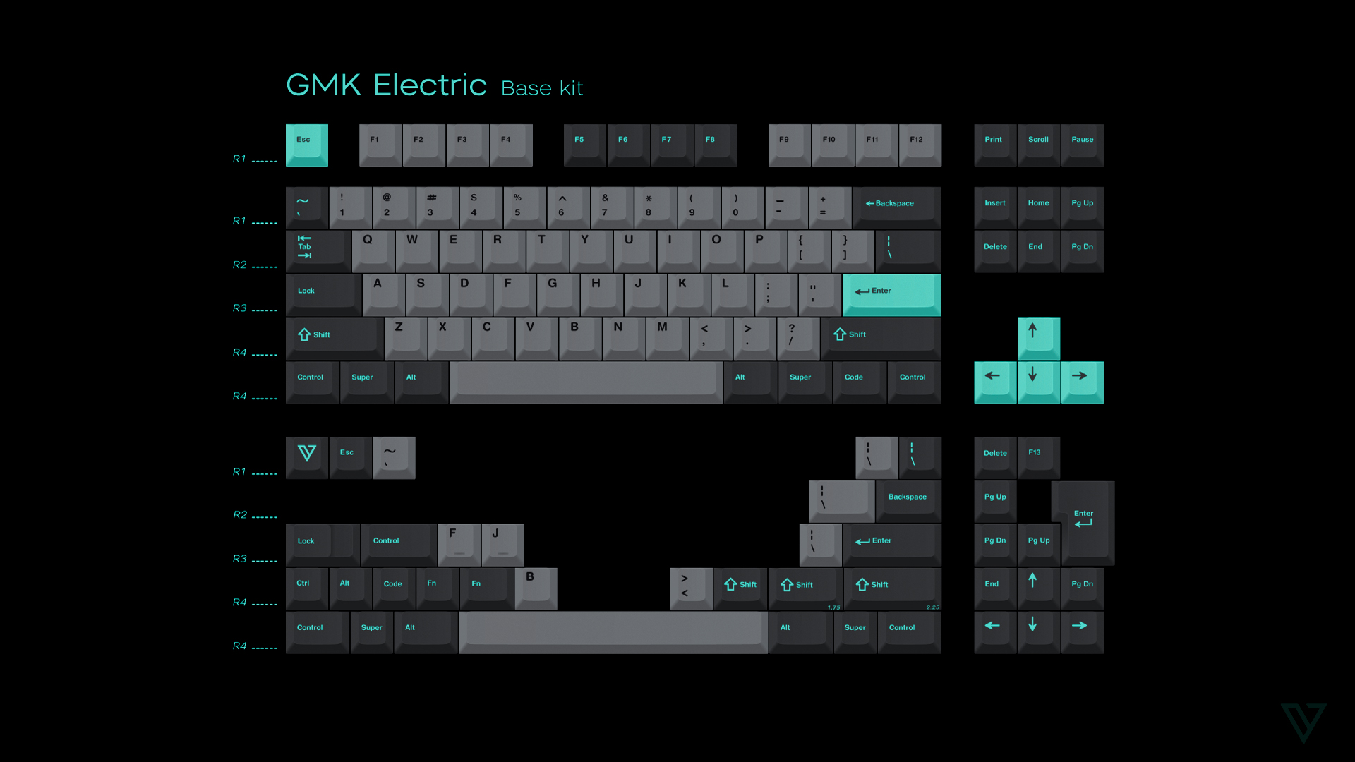 いるか GMK verse R1 Base kit いるか GMK verse R1 Base kit IC] GMK ZX - Elevate (literally