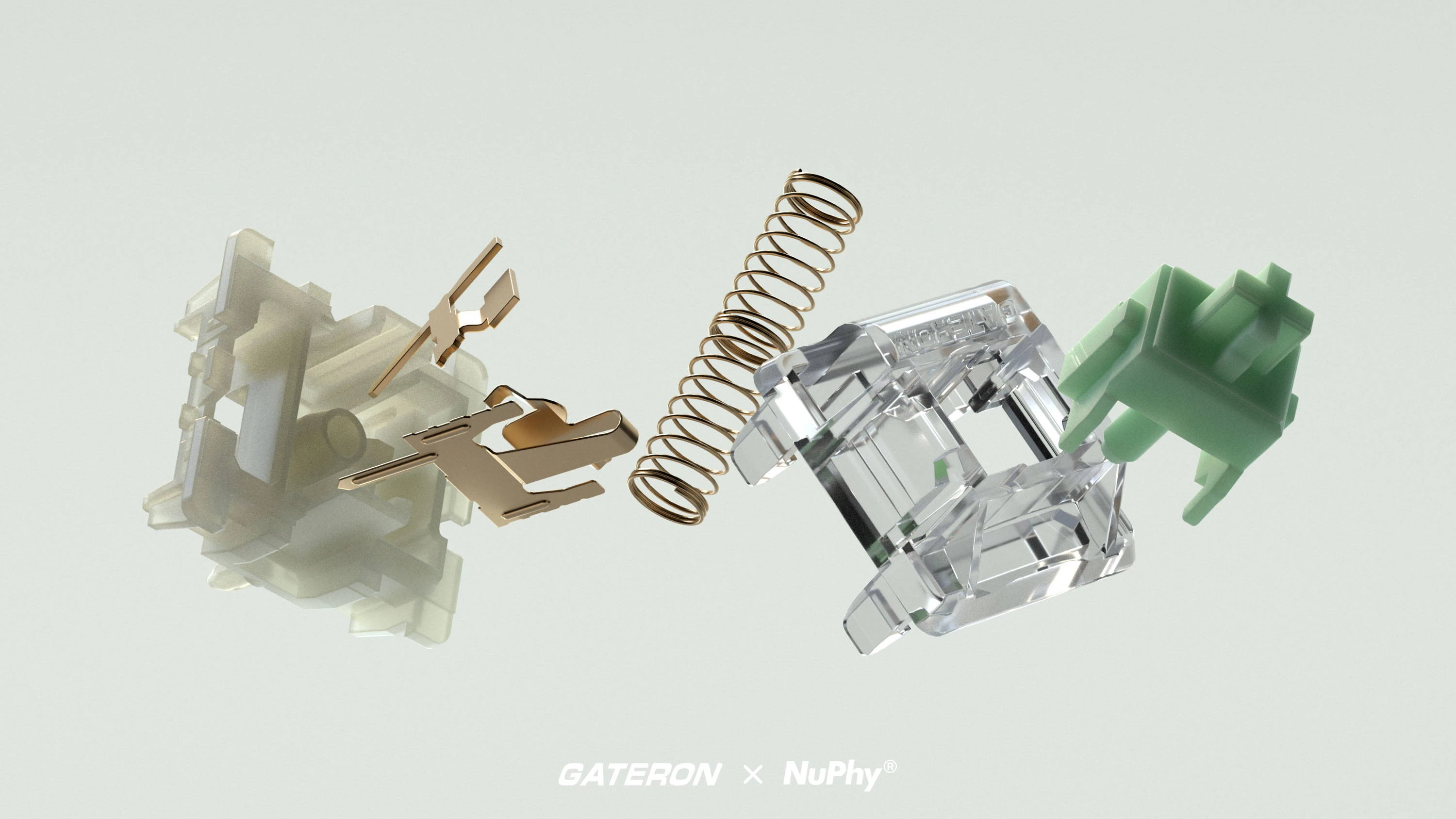 Nuphy Halo65 ホワイト night breeze switches NuPhy Night Breeze Switches