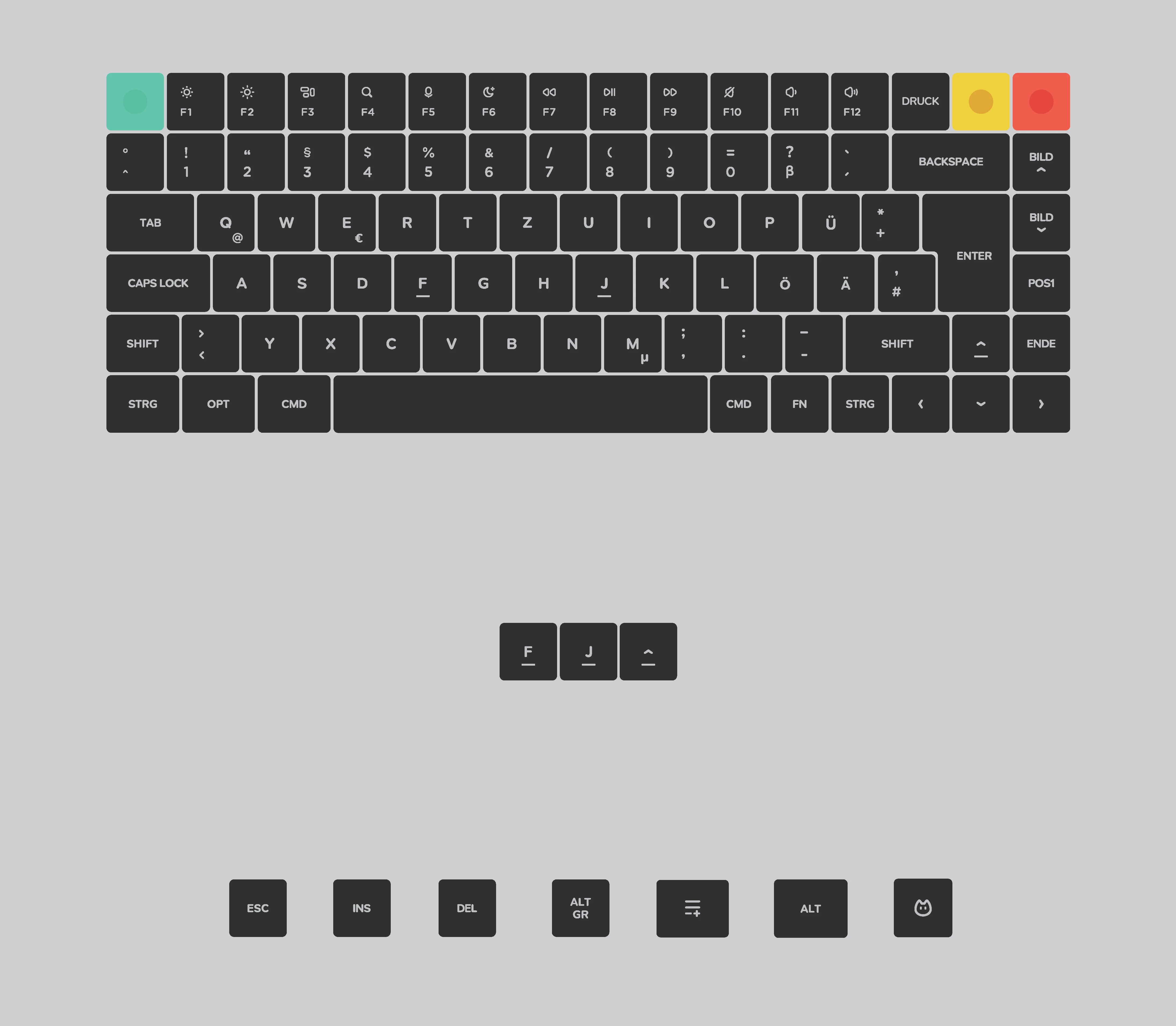 Nuphy Air75 V3 (ISO-DE) Black Blush Nano | CandyKeys