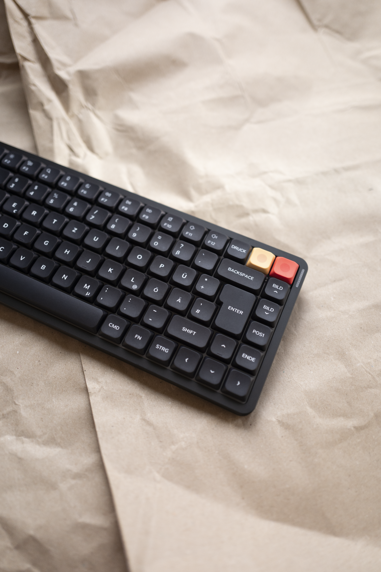 Nuphy Air75 V3 (ISO-DE) Black Blush Nano | CandyKeys