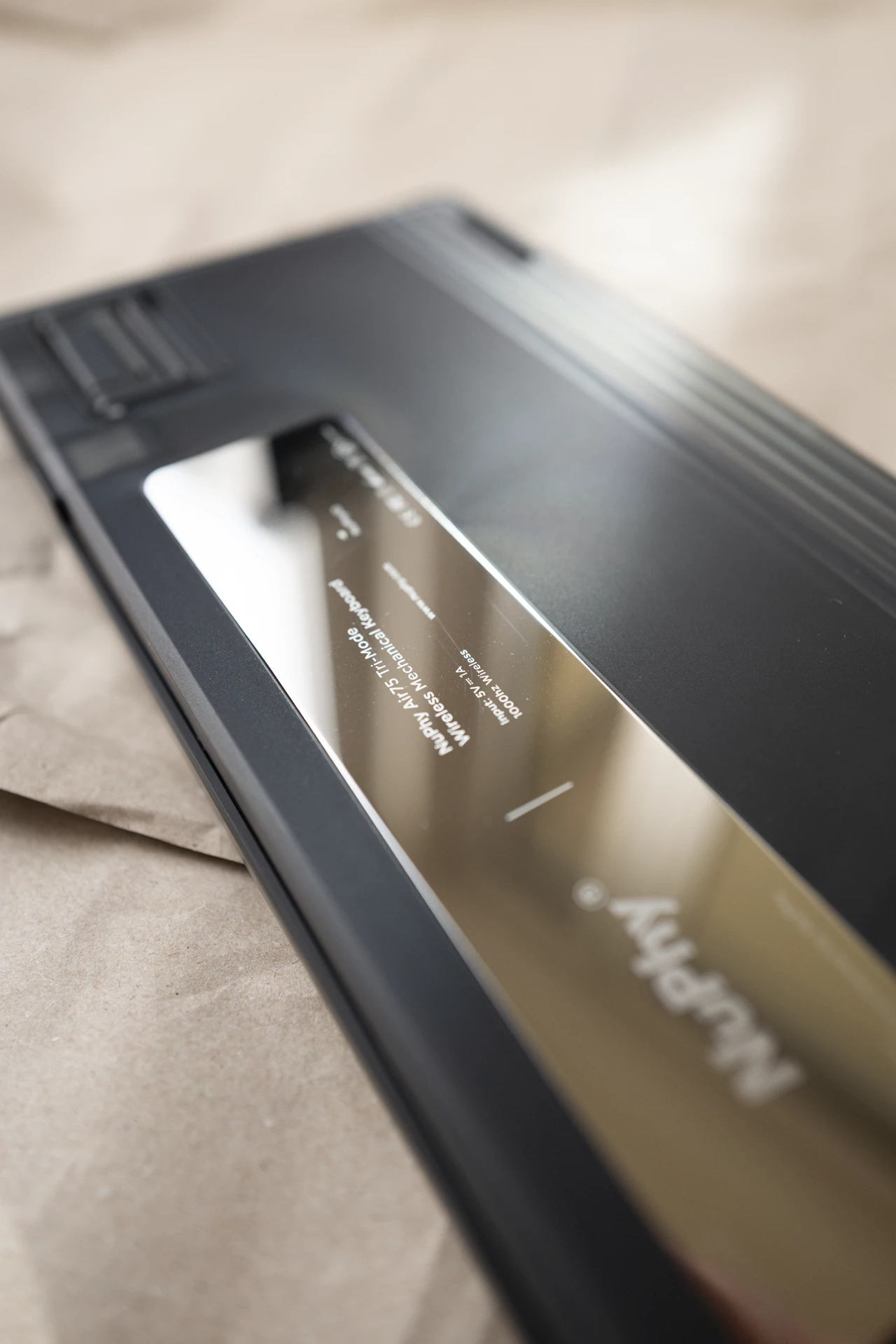 Nuphy Air75 V3 (ISO-DE) Black Blush Nano | CandyKeys