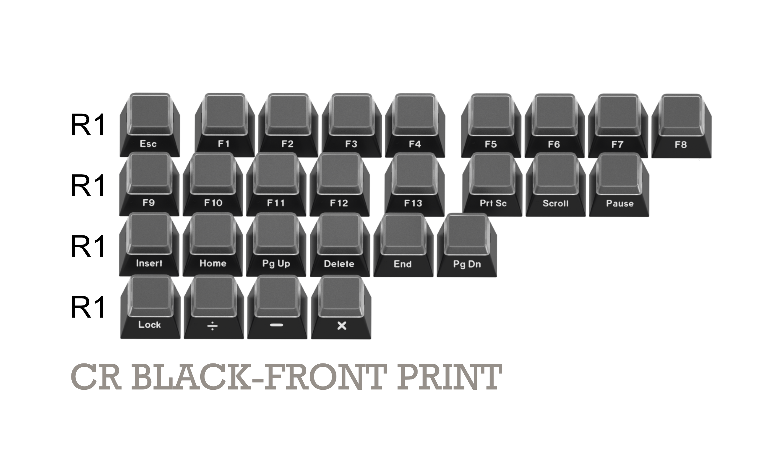 GMK Relegendables Beige + black (よさん) In Stock) GMK Relegendables+
