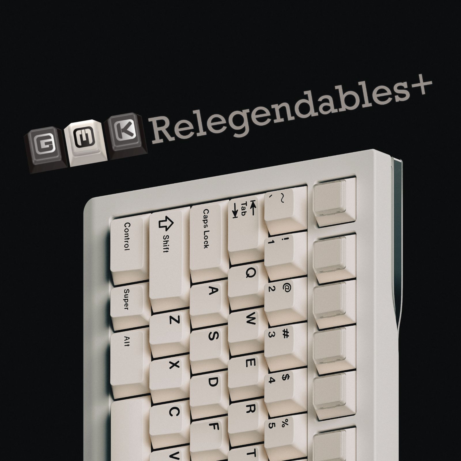 GMK Relegendables Beige + black (よさん) GB] GMK Relegendables+