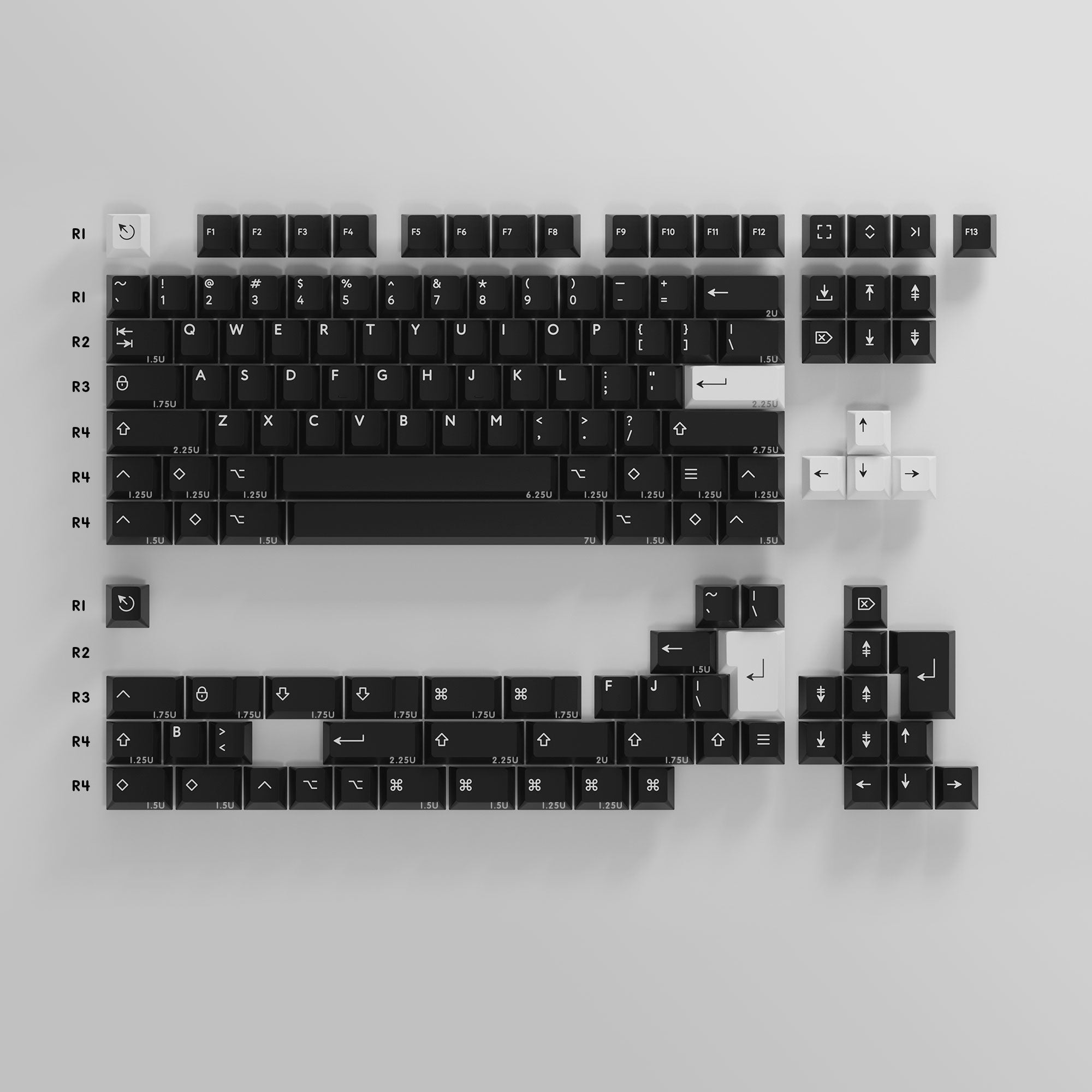 PBTFans WOB (White on Black) | CandyKeys