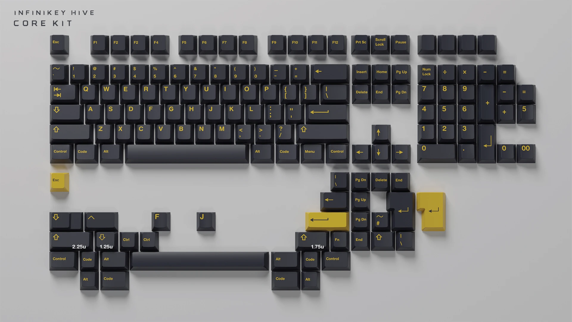 Infinikey Hive (Core kit + Novelty kit) PBT Hive (Core Kit) | CandyKeys