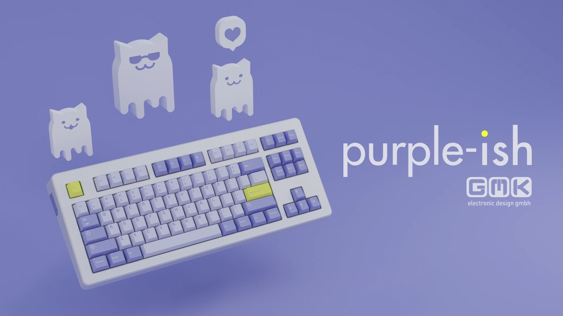 GMK Purple-ish デスクマットPeek GMK Purple-ish